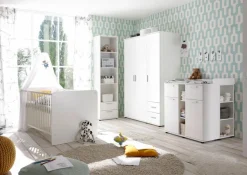 Babyzimmer-Komplettsets|Babyzimmer-Komplettsets|BEGABINO Babyzimmer-Set Bibo 3tlg. Weiß