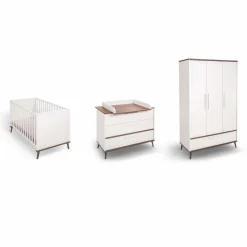 Babyzimmer-Komplettsets|Babyzimmer-Komplettsets|Paidi Babyzimmer-Set Edwin 4tlg. Off White