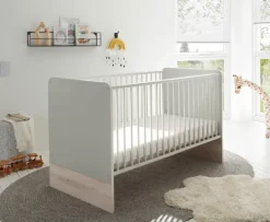 Babyzimmer-Komplettsets|Babyzimmer-Komplettsets|BEGABINO Babyzimmer-Set Fien 3tlg. Ashgrey