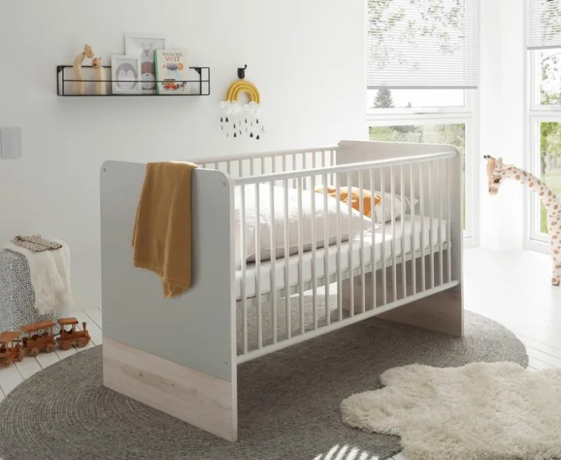 Babyzimmer-Komplettsets|Babyzimmer-Komplettsets|BEGABINO Babyzimmer-Set Fien 3tlg. Ashgrey
