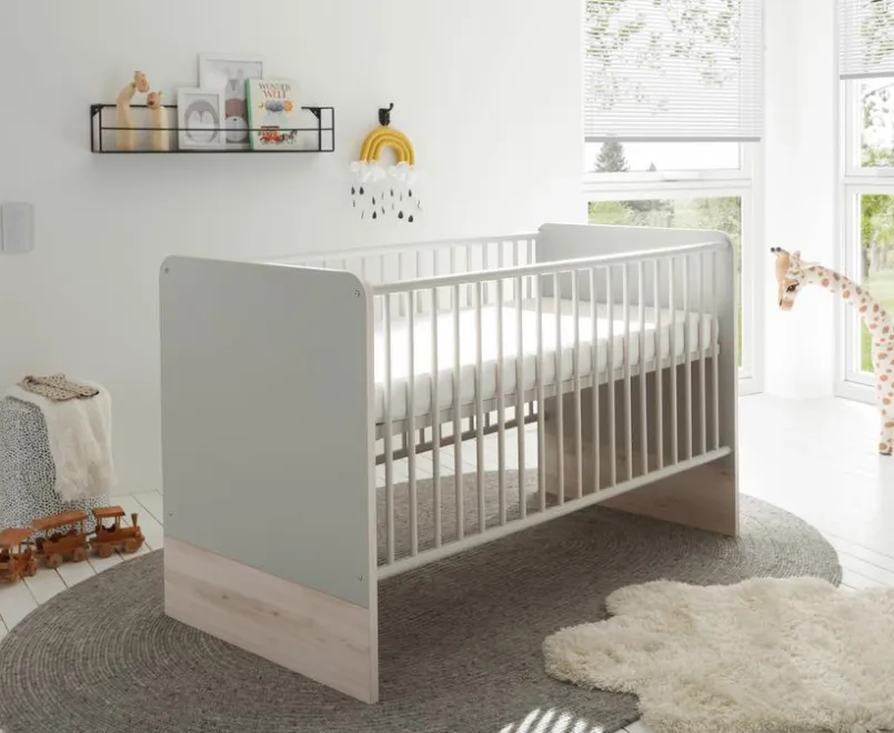 Babyzimmer-Komplettsets|Babyzimmer-Komplettsets|BEGABINO Babyzimmer-Set Fien 3tlg. Ashgrey
