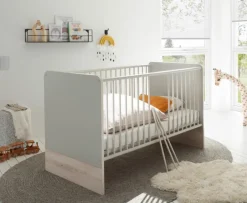 Babyzimmer-Komplettsets|Babyzimmer-Komplettsets|BEGABINO Babyzimmer-Set Fien 3tlg. Ashgrey