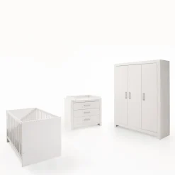 Babyzimmer-Komplettsets|Babyzimmer-Komplettsets|Paidi Babyzimmer-Set Fiona 4tlg. Weiß