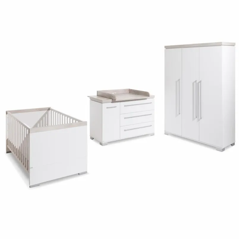 Babyzimmer-Komplettsets|Babyzimmer-Komplettsets|Paidi Babyzimmer-Set Kira 4tlg. Weiß