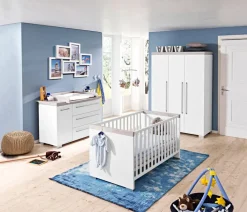 Babyzimmer-Komplettsets|Babyzimmer-Komplettsets|Paidi Babyzimmer-Set Kira 4tlg. Weiß