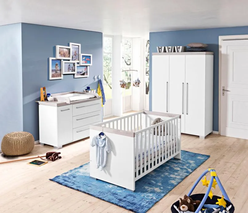 Babyzimmer-Komplettsets|Babyzimmer-Komplettsets|Paidi Babyzimmer-Set Kira 4tlg. Weiß