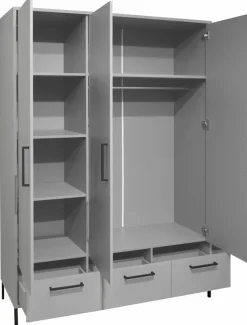 Babyzimmer-Komplettsets|Babyzimmer-Komplettsets|Mäusbacher Babyzimmer-Set Ole 3tlg. Grau