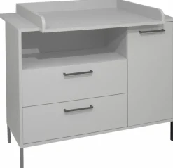 Babyzimmer-Komplettsets|Babyzimmer-Komplettsets|Mäusbacher Babyzimmer-Set Ole 3tlg. Grau