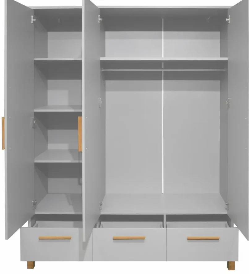 Mäusbacher Babyzimmer-Komplettsets|Babyzimmer-Komplettsets-Babyzimmer-Set Ole 3tlg. Grau