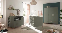 Babyzimmer-Komplettsets|Babyzimmer-Komplettsets|Mäusbacher Babyzimmer-Set Ole 3tlg. Pine Green