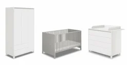 Babyzimmer-Komplettsets|Babyzimmer-Komplettsets|Paidi Babyzimmer-Set Olli Kieselgrau
