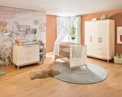 Babyzimmer-Set Porto 3tlg.<roba Baumann New