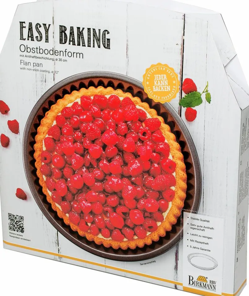 Backformen-Backform Obstboden Easy Ø 30 cm Schwarz