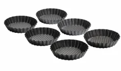 Backformen|Kaiser Backform Tortelett Patisserie 6tlg. Schwarz