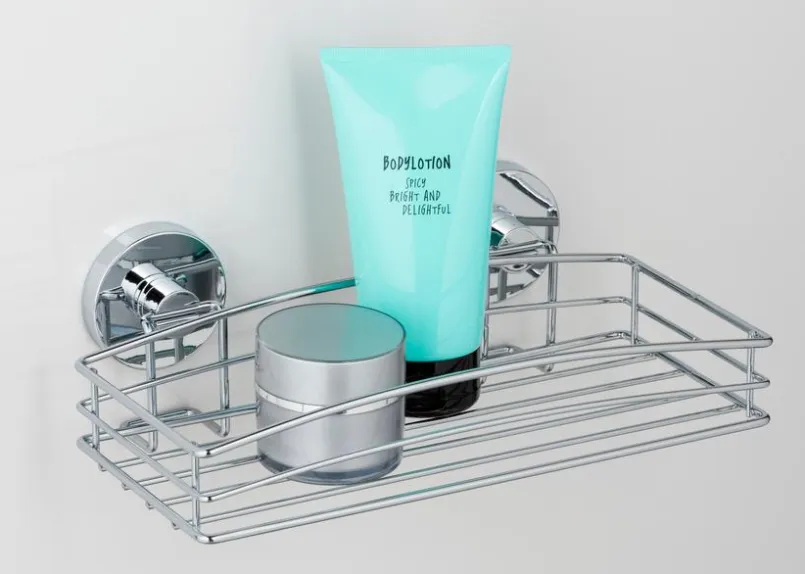Badzubehör|WENKO Badablage Vacuum-Loc Silber