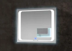 Bad-Spiegel| Badezimmerspiegel inkl. LED-Beleuchtung Transparent