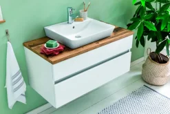 Gästebäder-Komplettsets|Badezimmer-Komplettsets|Puris Badmöbel-SET Zoom Weiß