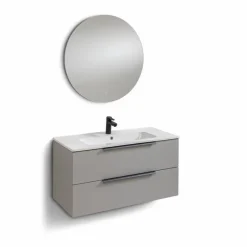 Badezimmer-Komplettsets| Badmöbel-Set Oikos Taupe
