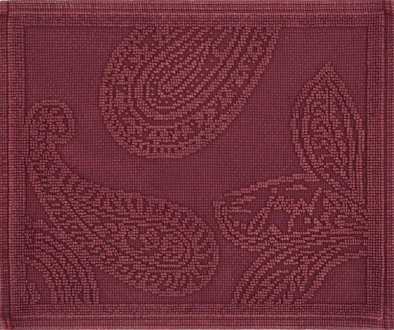 JOOP! Badteppiche-Badteppich Paisley 50 x 60 cm Mauve