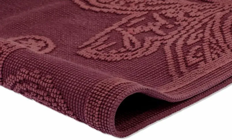 JOOP! Badteppiche-Badteppich Paisley 50 x 60 cm Mauve