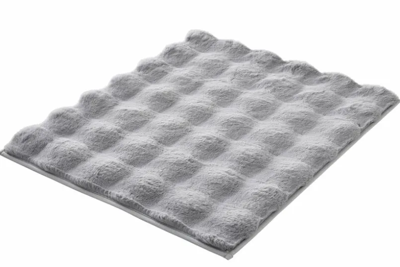 Kleine Wolke Badteppiche-Badteppich Cloud 50 x 60 cm Silber