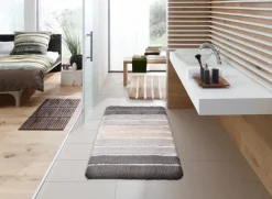 Badteppiche|Kleine Wolke Badteppich Phoenix 60 x 100 cm Silber