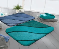 Badteppiche|Badteppiche|Kleine Wolke Badteppich Serenade 60 x 90 cm Türkis