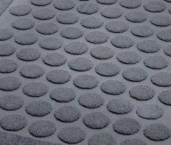 Collection Noblesse Badteppiche-Badvorleger Kreise 50 x 70 cm Grahpitgrau