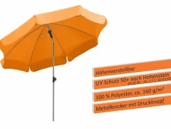 Balkonschirm Locarno Ø 200 cm<Schneider Schirme Hot