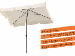 Balkonschirm Locarno 120 x 180 cm<Schneider Schirme