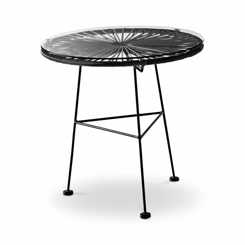 Balkontische| Balkontisch Egg ⌀ 45 cm Schwarz