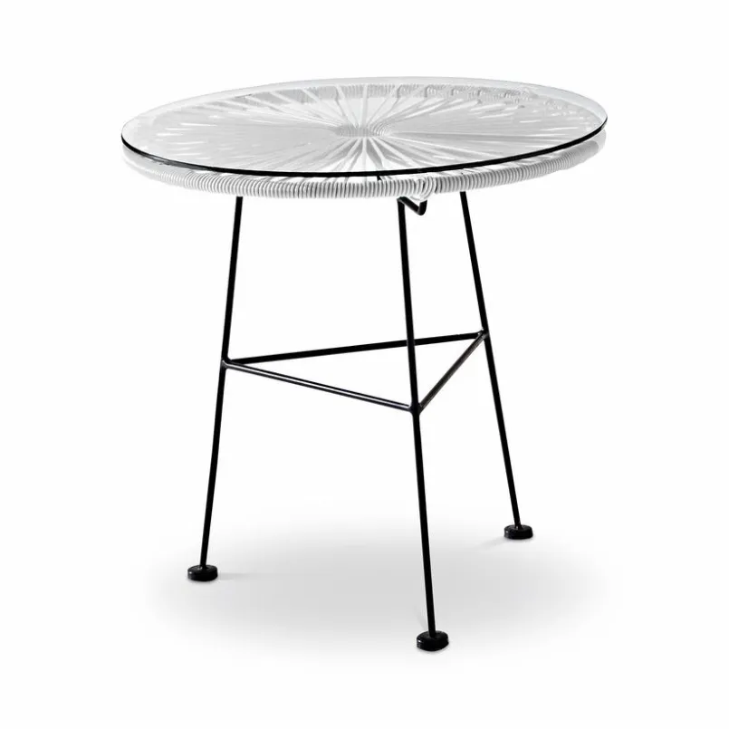 Balkontische| Balkontisch Egg ⌀ 45 cm Weiß