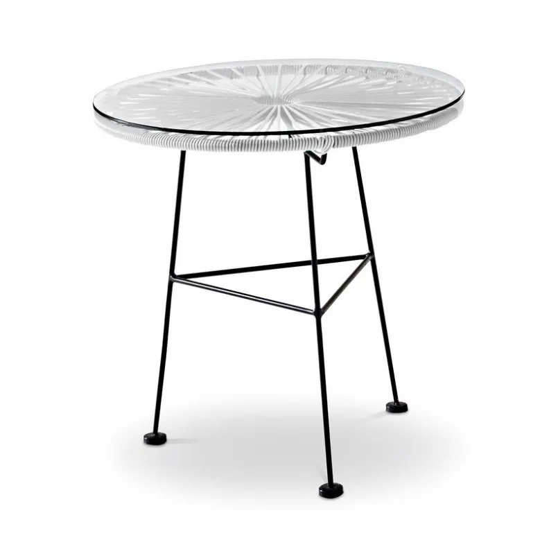 Balkontische| Balkontisch Egg ⌀ 45 cm Weiß
