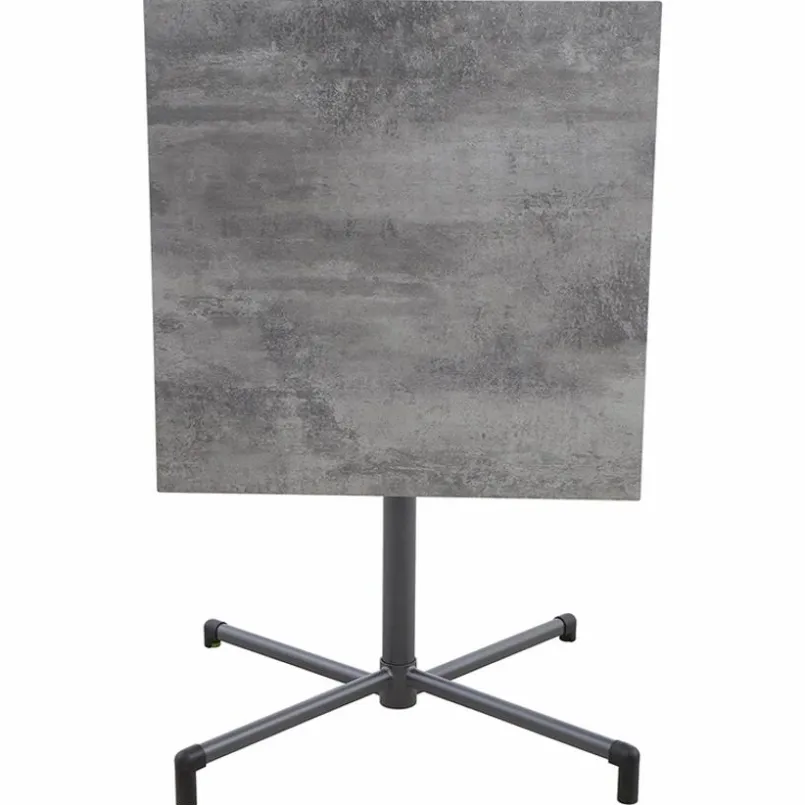Gartentische|MWH Balkontisch klappbar Flip 70 x 70 cm Iron