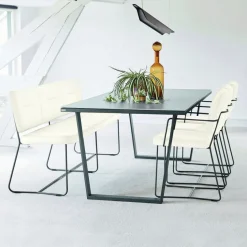 bert plantagie Sitzbänke|Sitzbänke-Bank Kiko-Plus 180 cm Weiß
