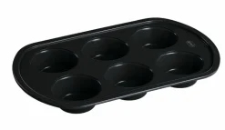 Grillzubehör|Rösle Barbecue-Muffinform Muffinform, 6er Set Schwarz