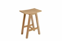 Gartenhocker Und Fußablagen|Brafab Barhocker Keros Teak
