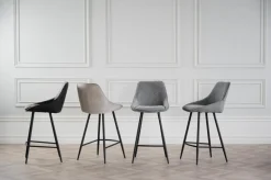 Barhocker|DAHEIM Barhocker Sierra Dunkelgrau
