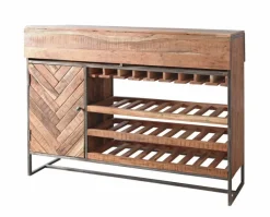 WOLFMÖBEL Kommoden-Barkommode Parquet Akazie