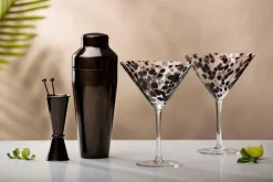 Bar- & Weinzubehör|ladelle Bar-Set Selena 6tlg. Braun