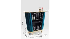 Bartische|KARE DESIGN Bartisch After Work 83901 Petrol