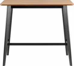 Actona Bartische-Bartisch Roxby 120 x 60 cm Schwarz / Eiche