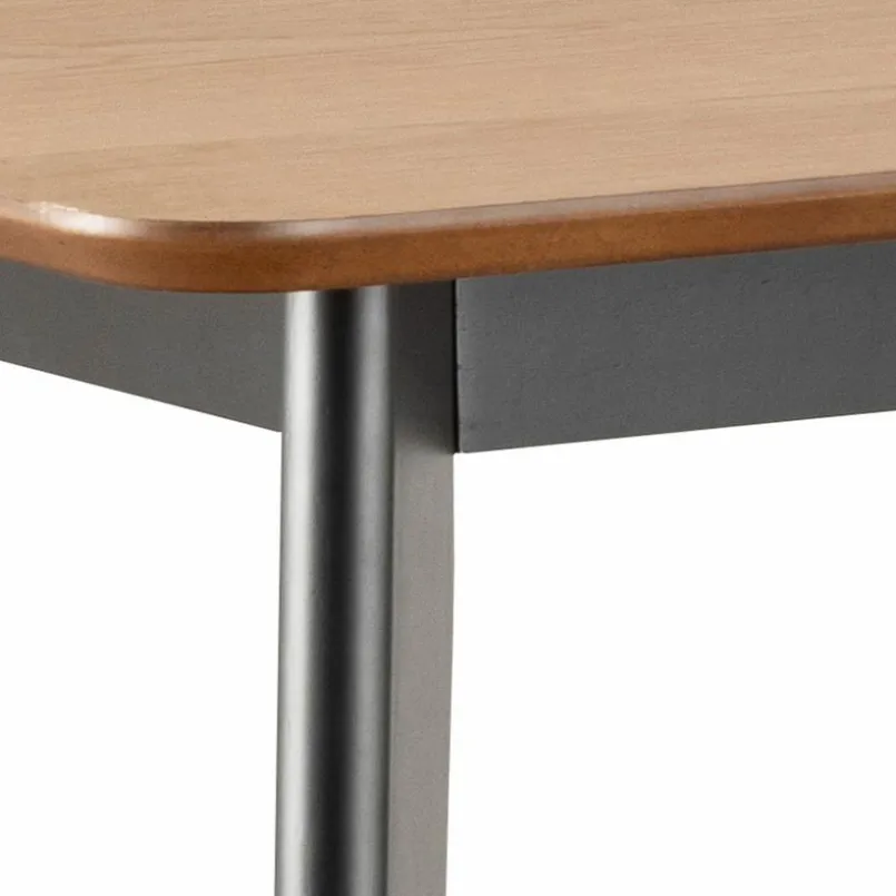 Actona Bartische-Bartisch Roxby 120 x 60 cm Schwarz / Eiche