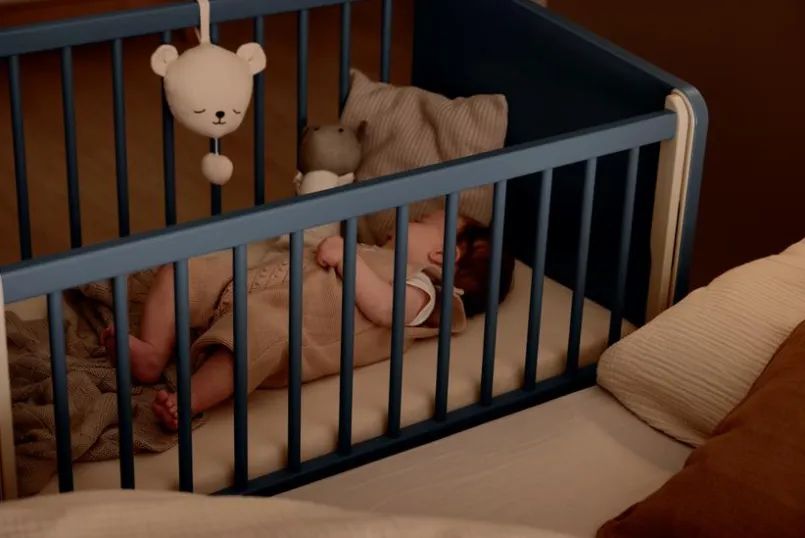 Paidi Stubenwagen & Babywiegen|Stubenwagen & Babywiegen-Beistellbett Little Cloud 50 x 89 cm Mattblau