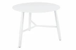 Gartentische|Brafab Beistelltisch Vannes ø 60 cm Weiß