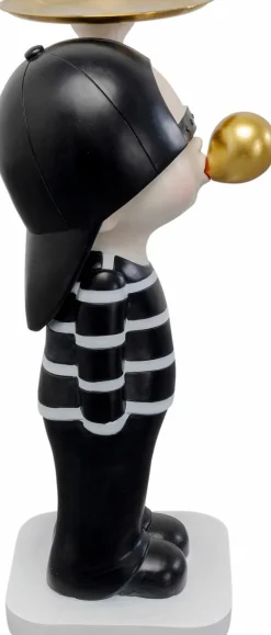 KARE DESIGN Abstrakte Dekofiguren|Dekofiguren-Beistelltisch Bubble Boy 87786 Schwarz / Weiß