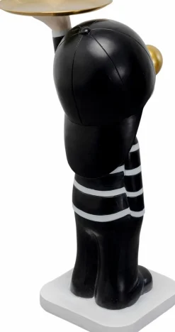 KARE DESIGN Abstrakte Dekofiguren|Dekofiguren-Beistelltisch Bubble Boy 87786 Schwarz / Weiß