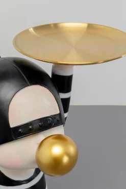 KARE DESIGN Abstrakte Dekofiguren|Dekofiguren-Beistelltisch Bubble Boy 87786 Schwarz / Weiß