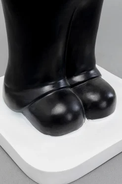 KARE DESIGN Abstrakte Dekofiguren|Dekofiguren-Beistelltisch Bubble Boy 87786 Schwarz / Weiß