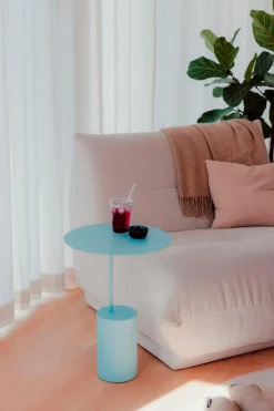 Metallbude Couchtische-Beistelltisch Ciro Blueberry